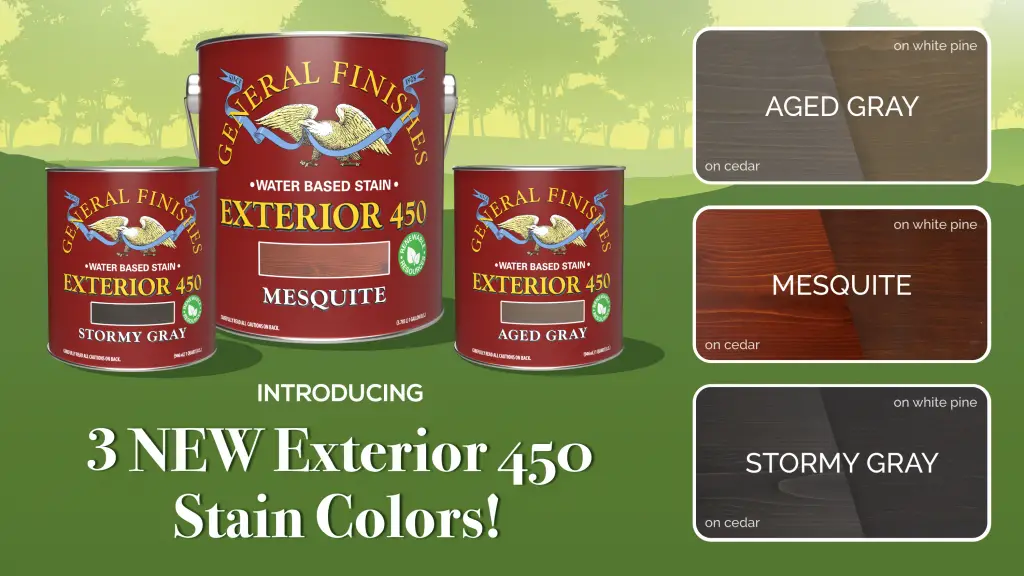 General Finishes Exterior 450 Stain - Aged Gray