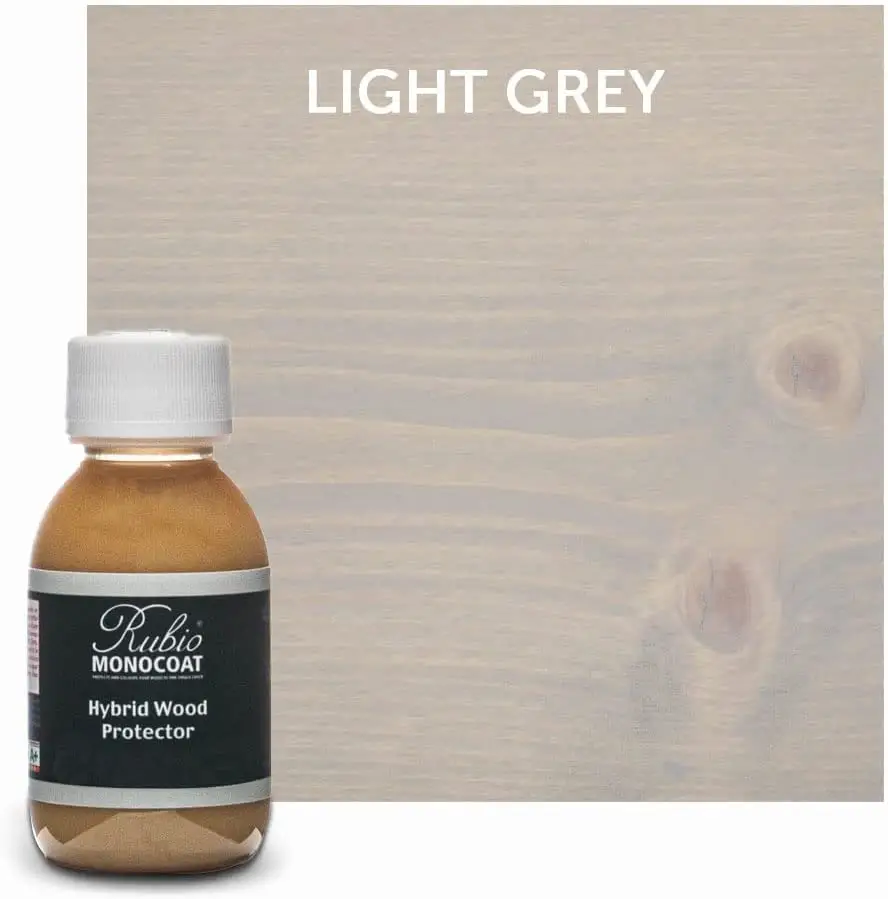 Rubio Monocoat Exterior Hybrid Wood Protector Color: Light Grey