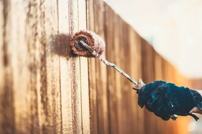 Staining Wood Fence